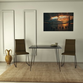 Hanah Home Sandalf Square - Royal Blanco y Negro